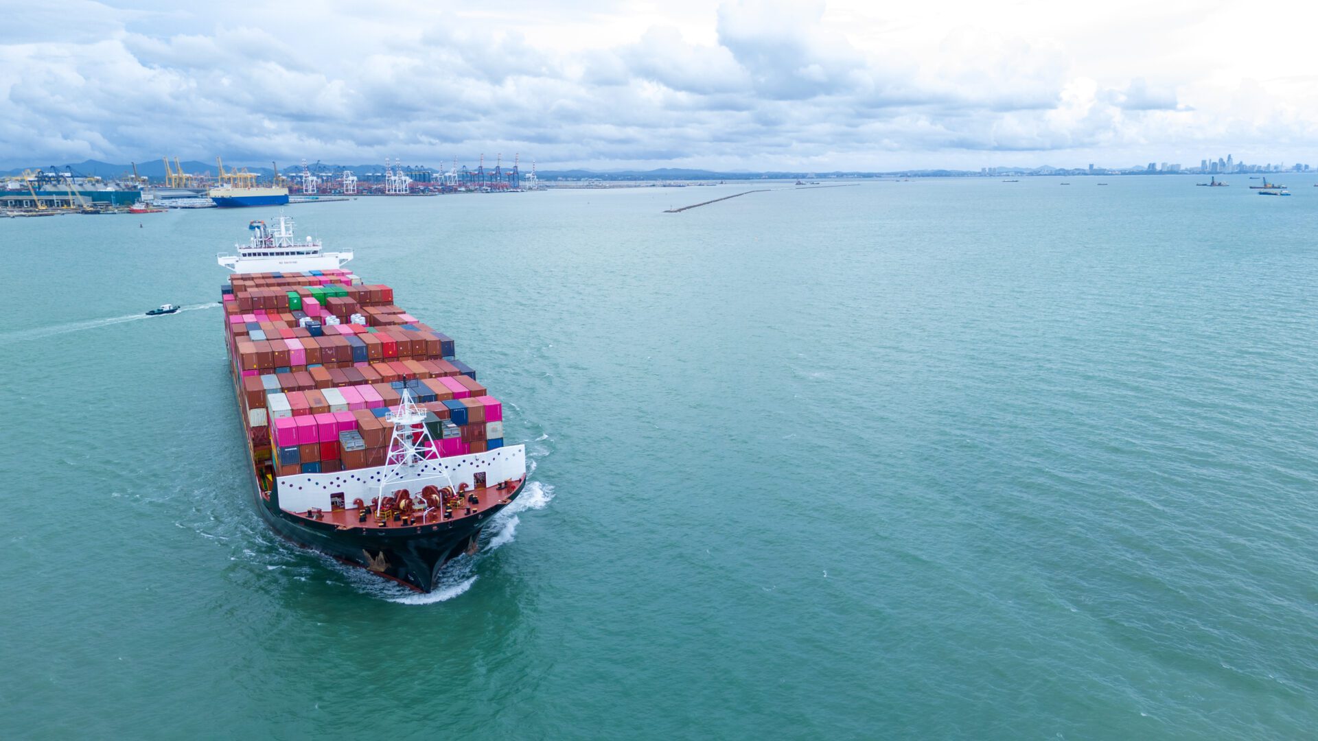 Metal being shipped on a boat that will be subject to metal tariffs and aluminum tariffs.