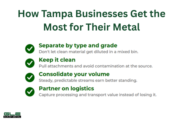 scrap metal prices Tampa businesses