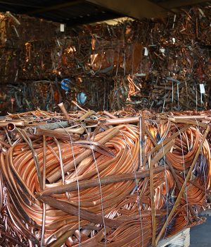 copper being recycled