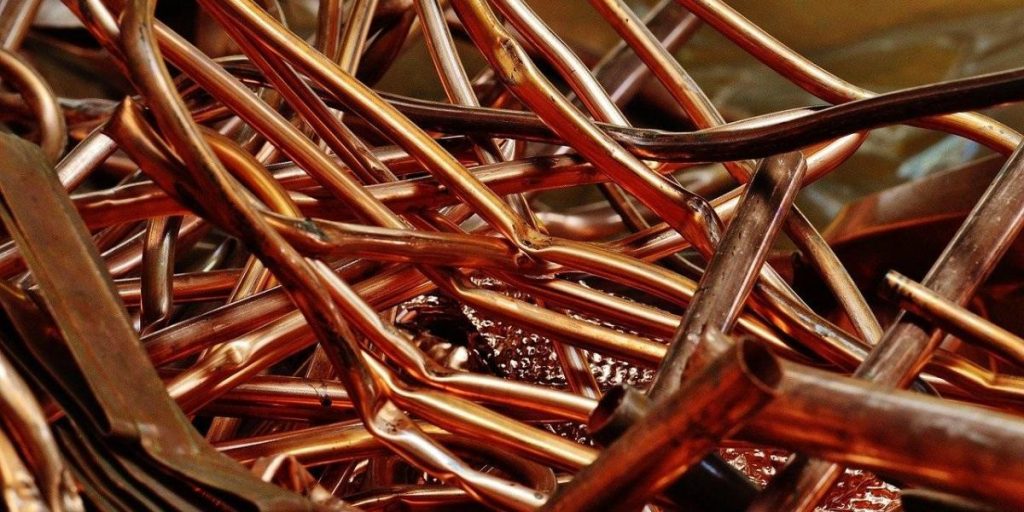 Scrap copper tubing which can easily be recycled