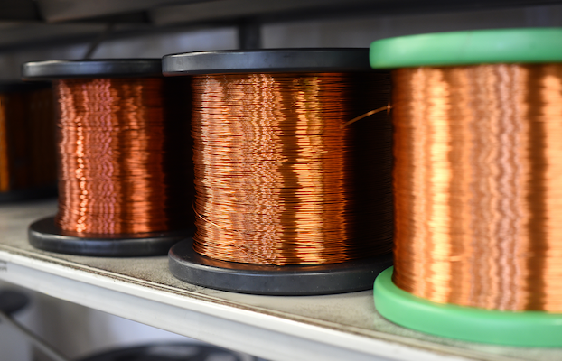non-ferrous metals examples: copper