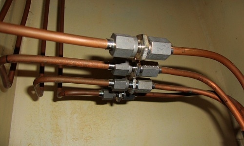 copper water pipes can like shown can quickly and easily be scrapped