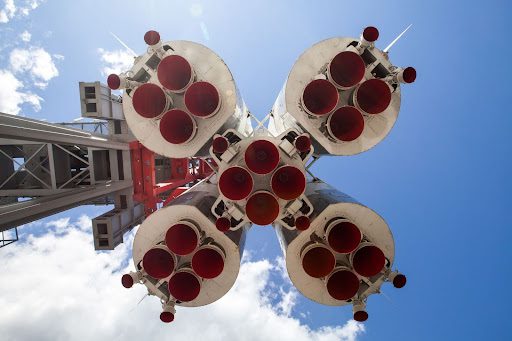 Rocket Boosters that will eventually become aerospace metals and aircraft scrap