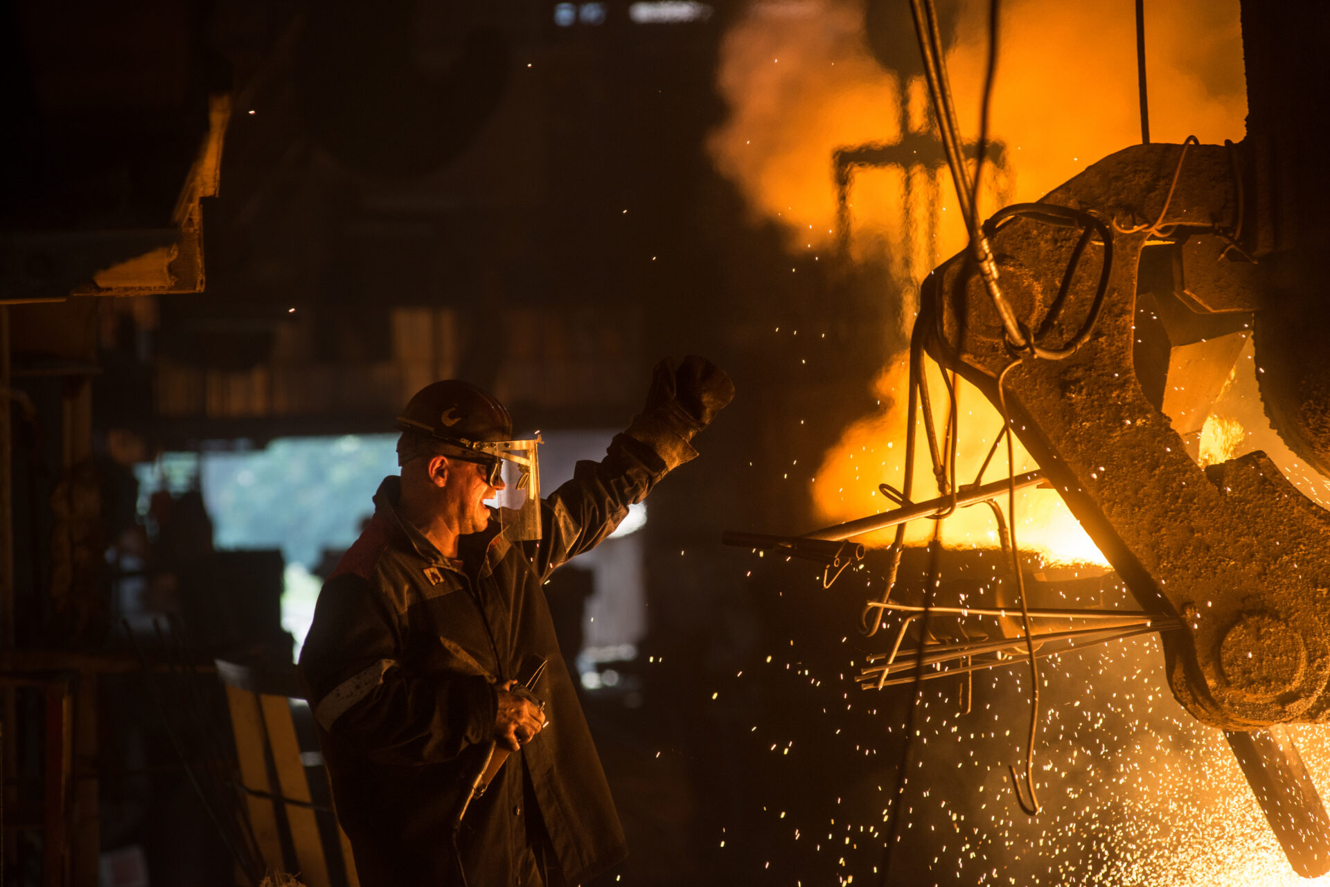 ferrous metal recycling industrial facility
